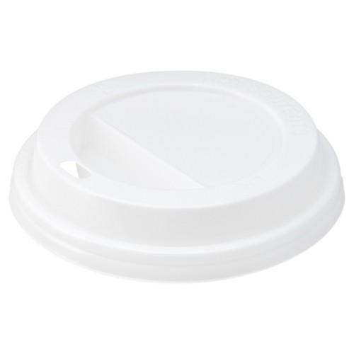 90mm White Hot Cup Lids (12/16oz) (10x100)