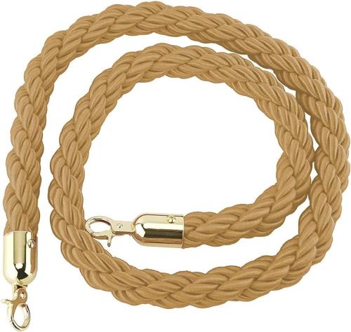 Bolero Gold Twist Barrier Rope 1.5m