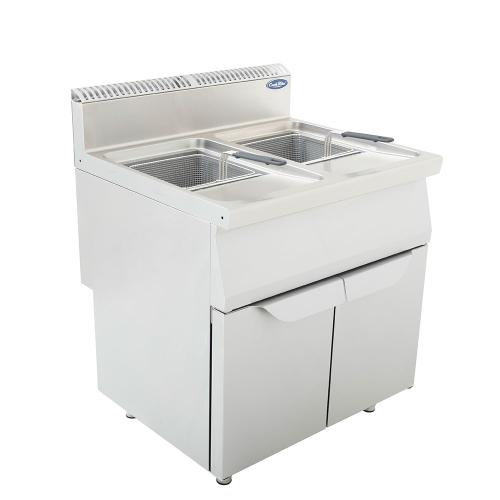 CookRite 8FF TWIN TANK FRYER GAS