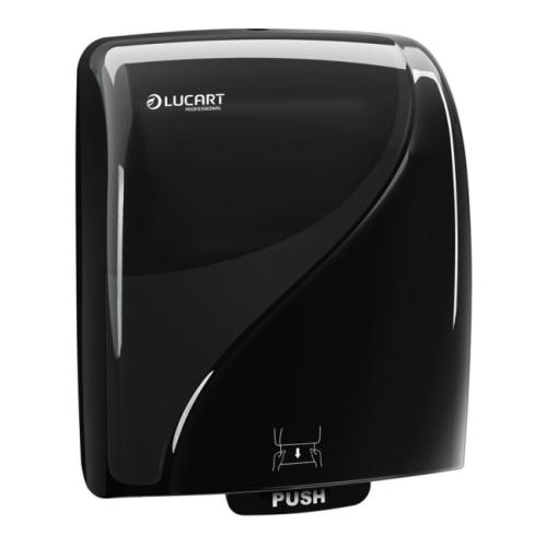 Lucart Identity Autocut Hand Towel Dispenser Black (CARDBOARD CORE)