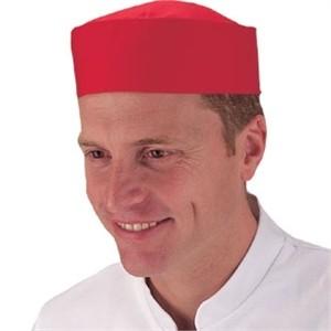 Red Chefs Skull Cap