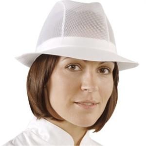 White Trilby Hat
