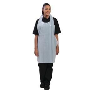 Disposable Polythene Aprons White 100pp