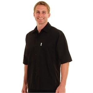 Cool Vent Chefs Shirt - Black