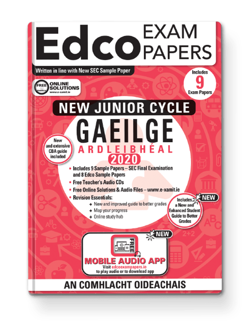 Gaeilge Ard. Sample Papers (HL) + Audio App + Teacher CD + Solutions