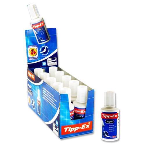 Tippex 20ml Bottle Rapid Fluid - Sponge Cdu