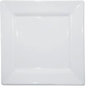 Olympia Whiteware Square Plate Wide Rim - 25cm 10 (Box 6)