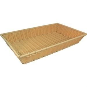 Polypropylene Rattan Basket GN 1/1 - 530x325x80mm (Basket Only)