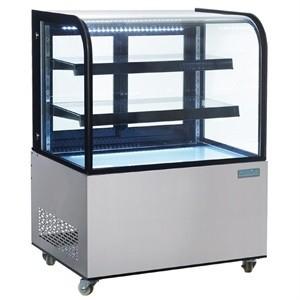 Polar Deli Display with Curved Glass 270Ltr