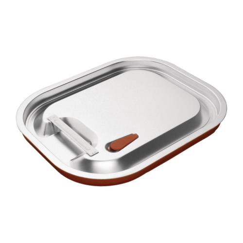 Vogue Stainless Steel and Silicone Sealable Gastronorm Lid 12