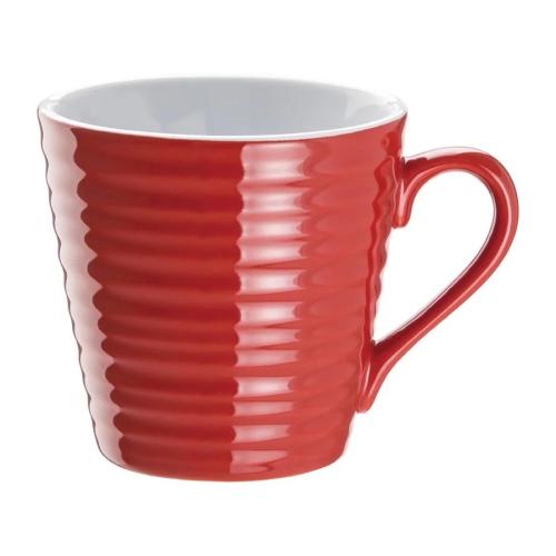 Olympia CafA Aroma Mugs Red 340ml