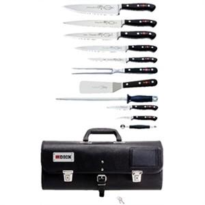 Dick Premier Plus 11 Piece Knife Set With Roll Bag