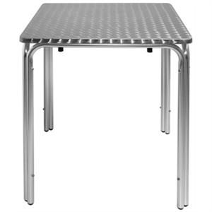Bolero Square Leg Table St/St - 60cm