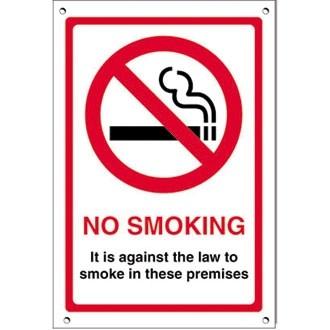 No Smoking Premises Sign