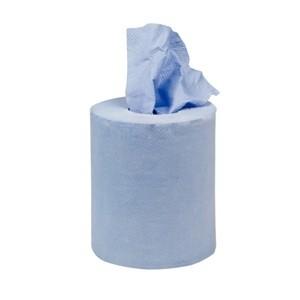 Jantex Blue Mini Centrefeed Roll 1ply 12 pack