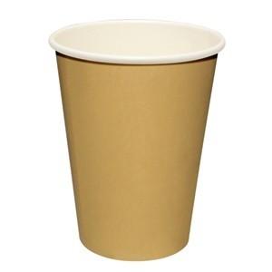 Fiesta Brown Single Wall Hot Cups 8oz (Box 50)
