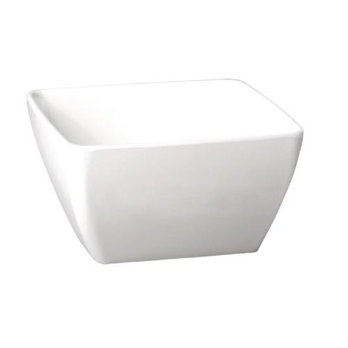 Pure Square Bowl Melamine White 250x250mm