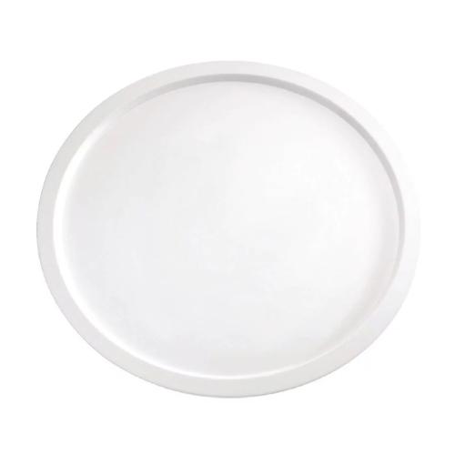 Pure Serving Plate Melamine White 380mm