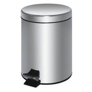 Stainless Steel Pedal Bin Silver 20Ltr
