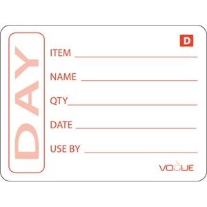 Dissolvable Vogue Prepared Food Labels (Pack of 250)