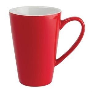 Olympia CafÃ© Latte Cups Red 454ml 16oz (12pp)