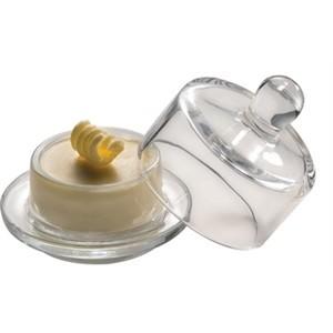 APS Butter Pad with Cover Round Glass