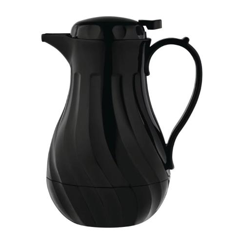 Olympia Insulated Swirl Jug Black 2L
