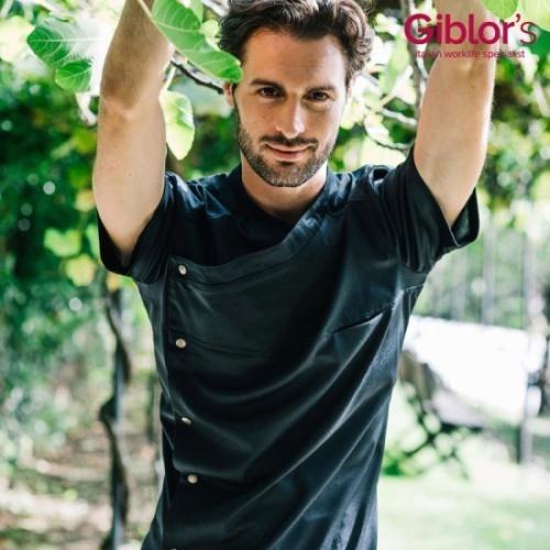 Giblor's Lapo Chef Jacket Short Sleeve White- 3XL