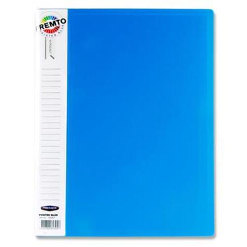 Premto A4 40 Pocket Display Book - Printer Blue