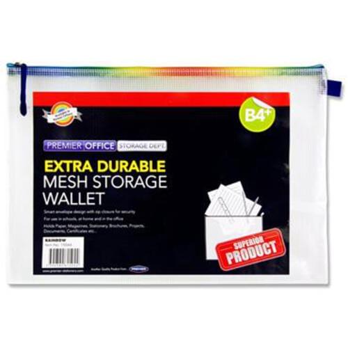 Premier Office B4+ Extra Durable Mesh Wallet - Rainbow