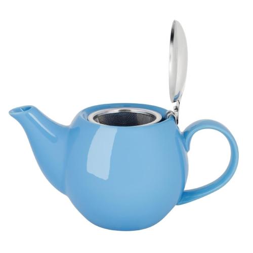 Olympia Cafe Teapot Blue 510ml 18oz Box 1