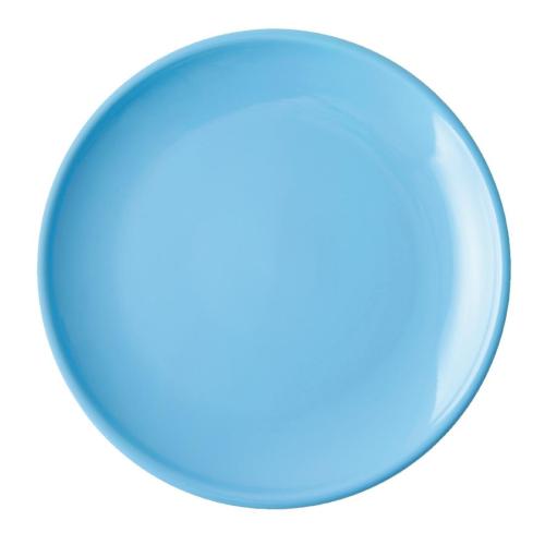 Olympia Cafe Coupe Plate Blue 250mm 10 Box 6