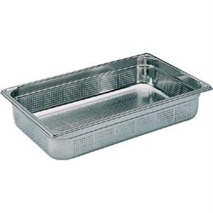 Bourgeat Stainless Steel Perforated 1/1 Gastronorm Pan 150mm