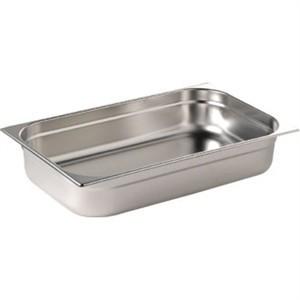 Stainless Steel Gastronorm Pan - 1/1 Full Size 65mm deep