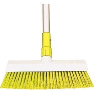 SYR Broom Head Stiff Bristle YELLOW