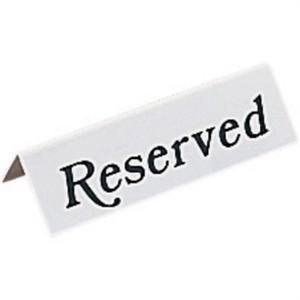 Plastic Table Sign - Reserved