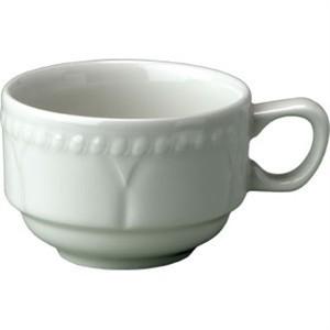 Buckingham White Continental Coffee Cup - 6.3oz (Box 24)