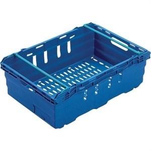 Food Container Polypropylene Blue - 35Ltr 600x400x199mm