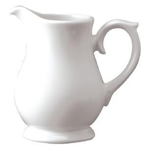 White Sandringham Jug/Creamer 1/2pint (Box 4)