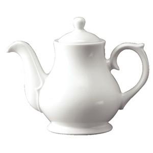 White Sandringham Tea/Coffee Pot 4cup 30oz (Box 4)