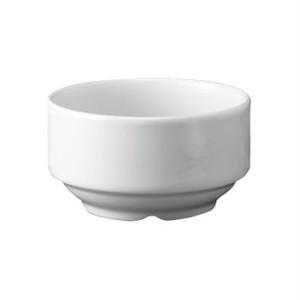 Plain Whiteware Soup Bowl - unhandled (Box 24)