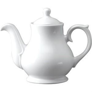 White Sandringham Tea/Coffee Pot 15oz (Box 4)