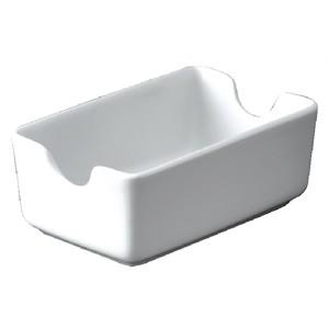 Churchill Plain Whiteware Sugar Sachet Holders (Box 6)