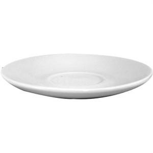 White Cappuccino Saucer 6 1/4 (Box 24)