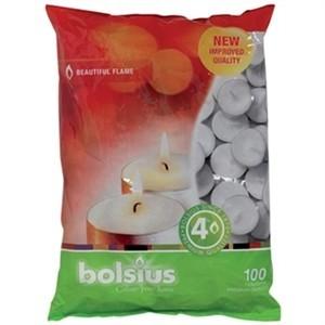 Bolsius 4 Hour Tealights 100 per bag