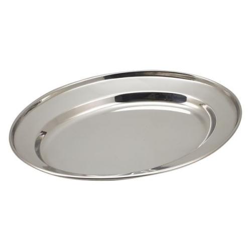 GenWare Stainless Steel Oval Flat 25.5cm/10"