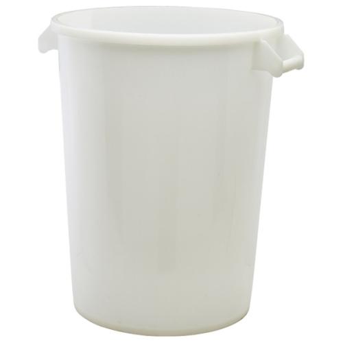 White Polyethylene Bin 100L