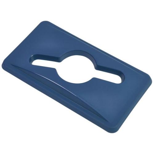 Blue Paper Lid For Slim Recycling Bin