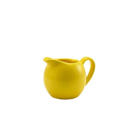 Genware Porcelain Yellow Jug 14cl/5oz