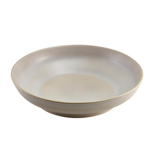 Terra Stoneware Antigo Barley Coupe Bowl 27.5cm
